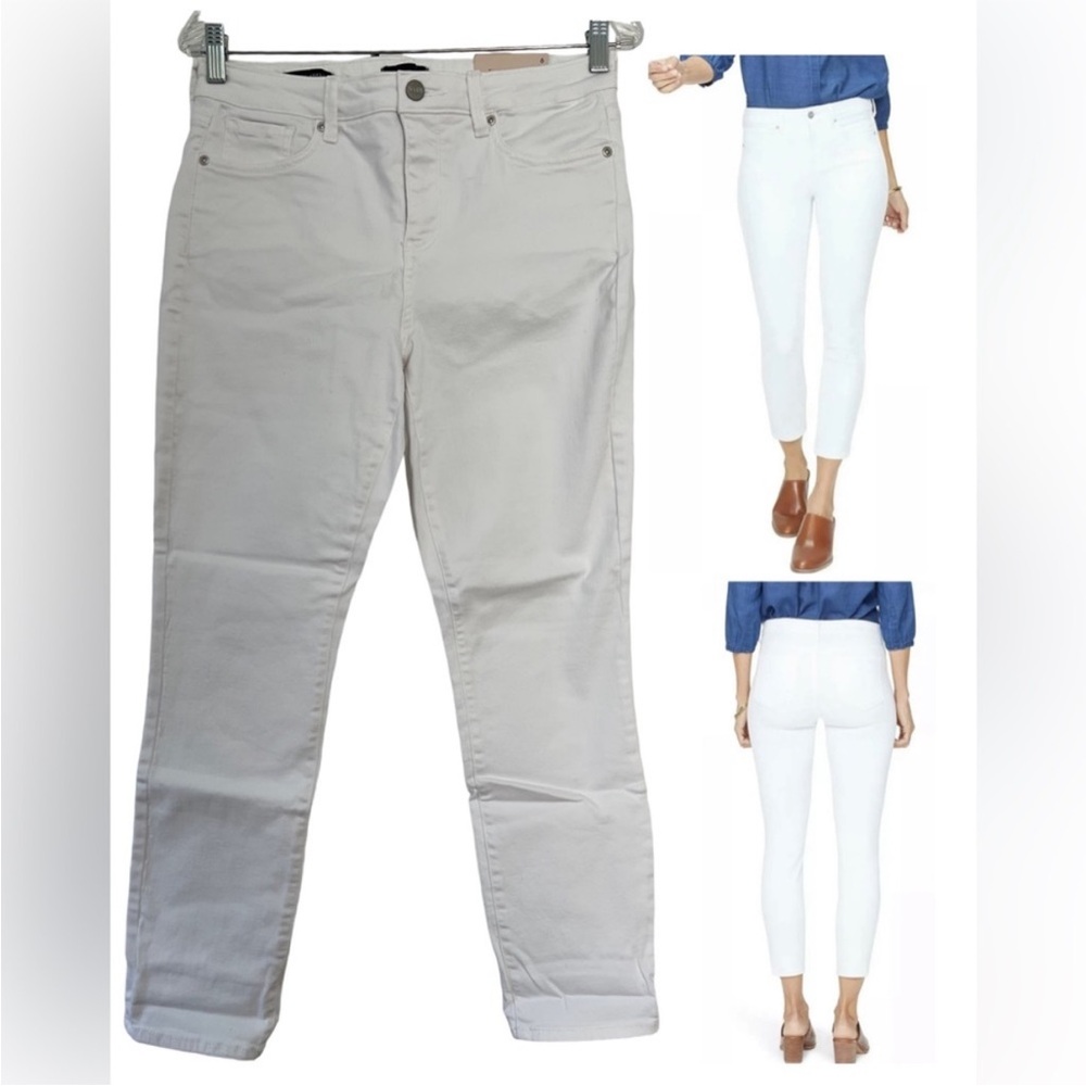 NYDJ Women's Crisp White Ankle Jeans - Picture 3 of 8